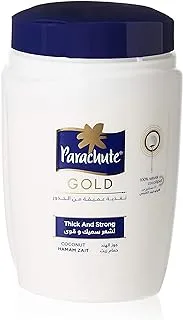 Parachute Gold Hot Oil Hair Mask For Thick and Strong Hair | Hammam Zait Enriched with Cocolipid | Hair Treatment Mask - 1000ml