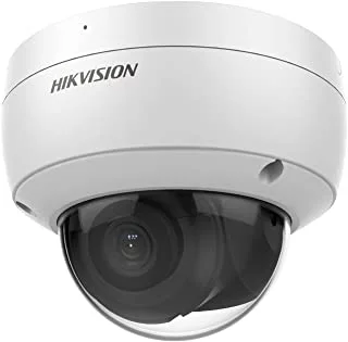 كاميرا Hikvision 6MP AcuSense Vandal Fixed Dome Network مع عدسة 4 مم