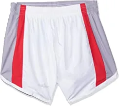 TA Sport ME49025 Short Pant, White/Red Mesuca