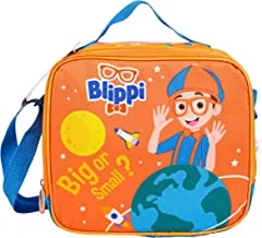 Blippi Lunch Bag for Kids , Reusable Meal Bag for Girls, Cute Snack Bag , Food Container for School