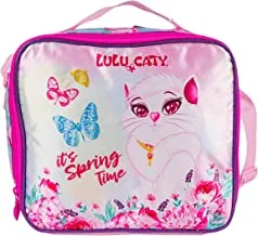 Lulu Caty Lunch Bag for Kids , Reusable Meal Bag for Girls, Cute Snack Bag , Food Container for School