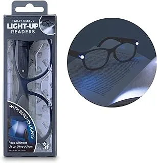 IF Really Useful Light-Up Readers Reading Glass +1.5 Diopters, Midnight