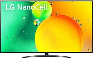 تلفزيون LG NanoCell TV 55 بوصة NANO79 ، تصميم شاشة سينمائي 4K Active HDR WebOS ذكي AI ، 55NANO796QA