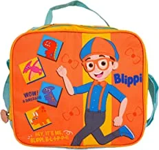 Blippi Kids Lunch Bag for School ,Reusable Meal Bag for kids,Cute Snack Bag
