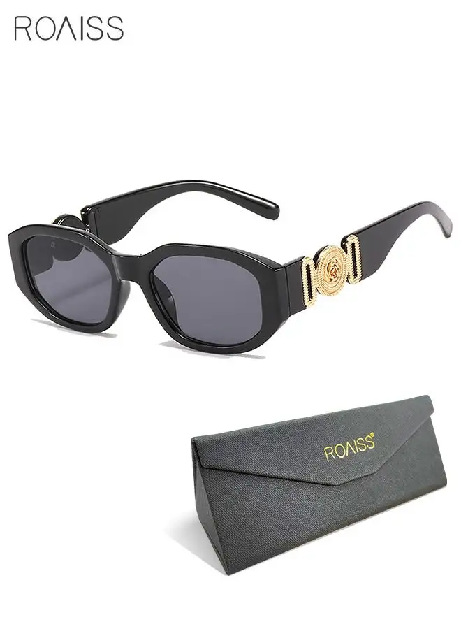 roaiss Trendy Irregular Sunglasses for Women Men UV400 Protection