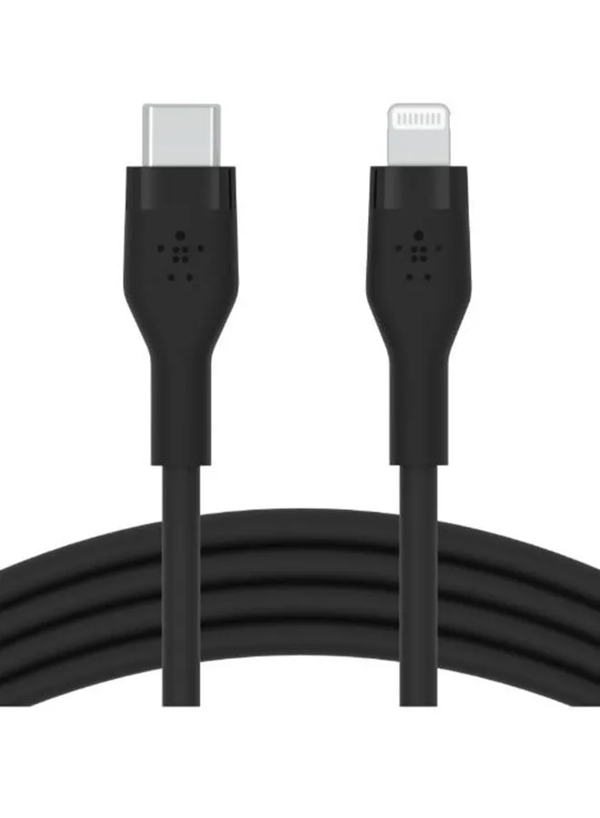 belkin BoostCharge Flex USB-C to Lightning Cable - 1M/3.3FT - Black
