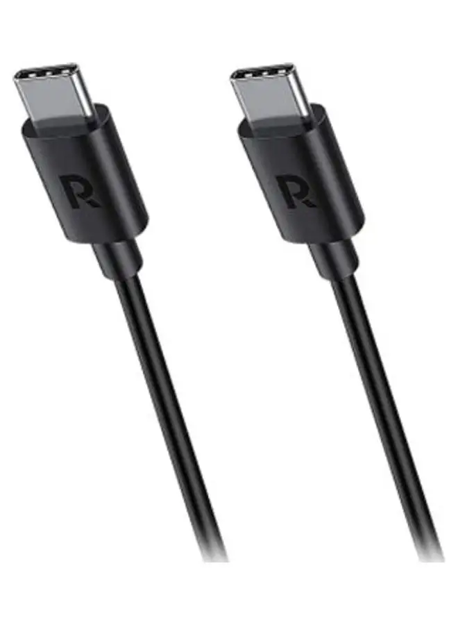 RAVPOWER Type-C To Type-C Charging Cable 1M Black