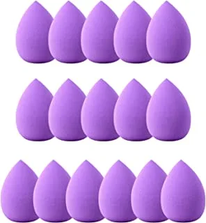 Xing-Ruiyang Foundation Blending Makeup Egg Sponge 16-Piece Set, Purple