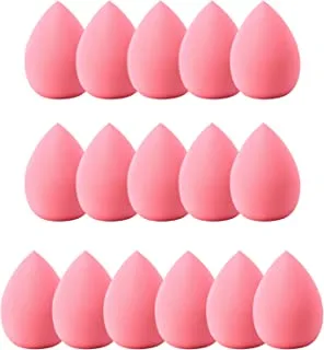 Xing-Ruiyang Foundation Blending Makeup Egg Sponge 16-Piece Set, Pink
