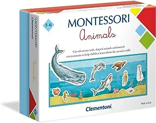 Clementoni Montessori- Animals Learning Activity Set- For Age 3 Years+ Years Old