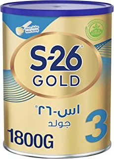S26 Gold Stage 3, 1 -3 Years, Growing-Up Formula Based On Cow's Milk For Toddlers From 1 - 3 Years, Tin, 1800G