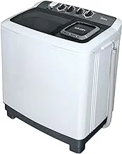Midea 10 kg Twin Tub Washing Machine with 14 Washes | Model No TW140ADN(B) with 2 Years Warranty