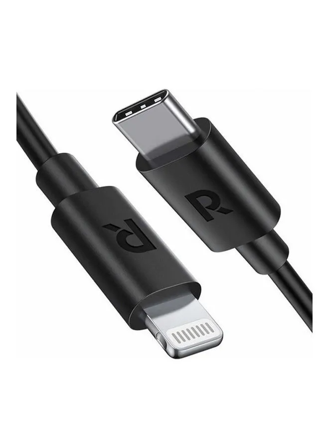RAVPOWER Type-C To Lightning Charging Cable 3M Black