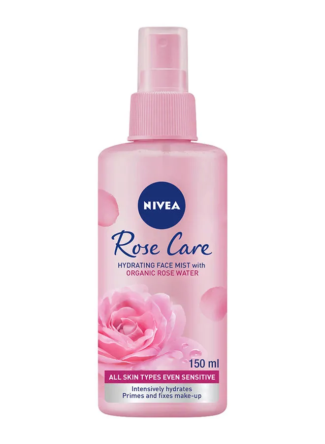 Nivea Organic Rose Water Hydrating Face Mist Clear 150ml