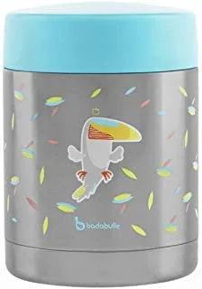 Badabulle thermobox insulated children's food flask, keeps food hot and cold