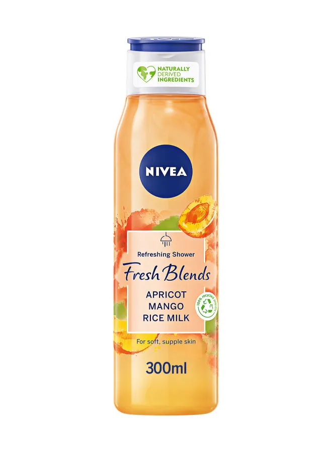 Nivea Fresh Blends Refreshing Shower Gel Apricot Mango Rice Milk 300ml