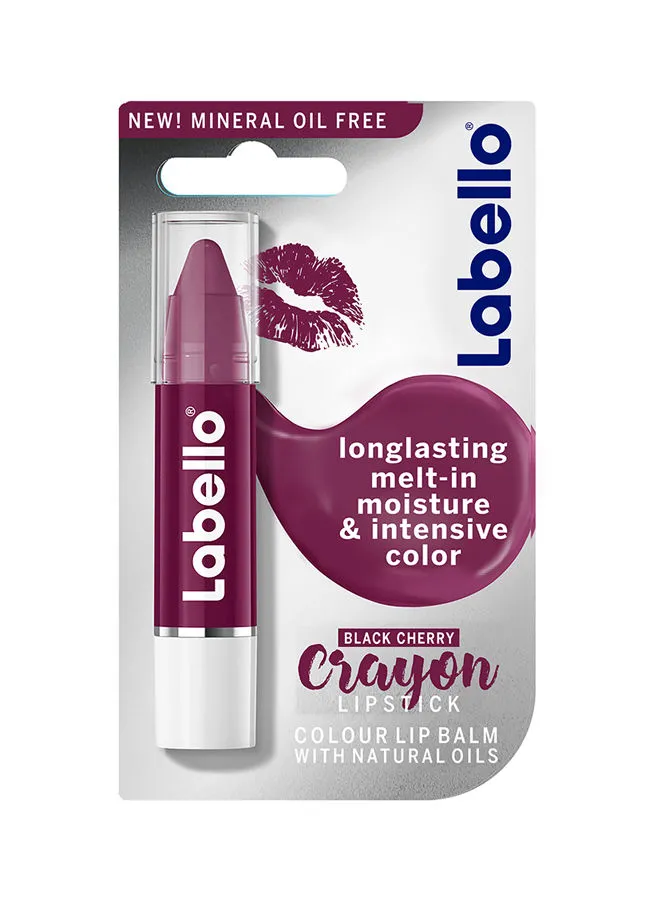 Labello Crayon Lipstick Colour Lip Balm Black Cherry Black Cherry 3grams