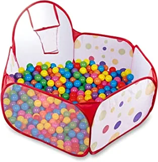Mumoobear Ball Pit Play Tent With Basketball Hoop For Kids Toddlers Outdoor Indoor Play 4 Ft/120Cm (Balls Not Included)