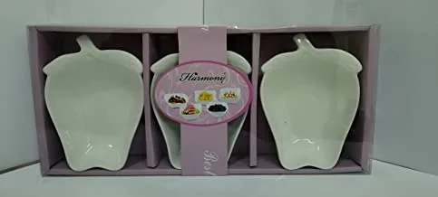 Harmony 3Pcs Porcelain Dish 5.5