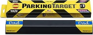 IPI-100: Parking Target - Parking Aid Protects Car and Garage Walls - Easy to Install – Peel and Stick - Only 1 Needed per Vehicle – Mom and Dad and USA Decals Included – Parking Gadget Great Gift