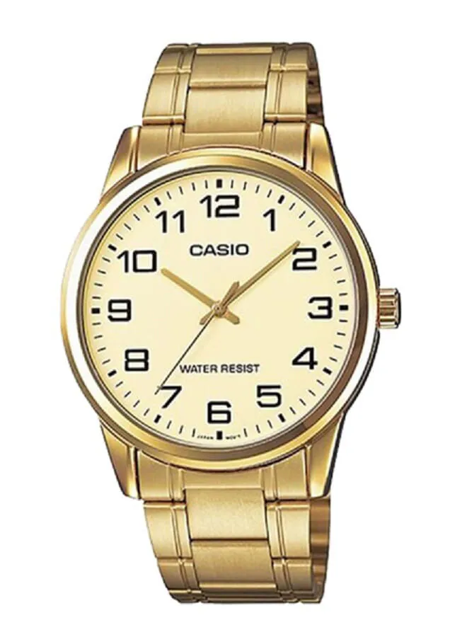 CASIO Stainless Steel Analog Wrist Watch MTP-V001G-9BUDF
