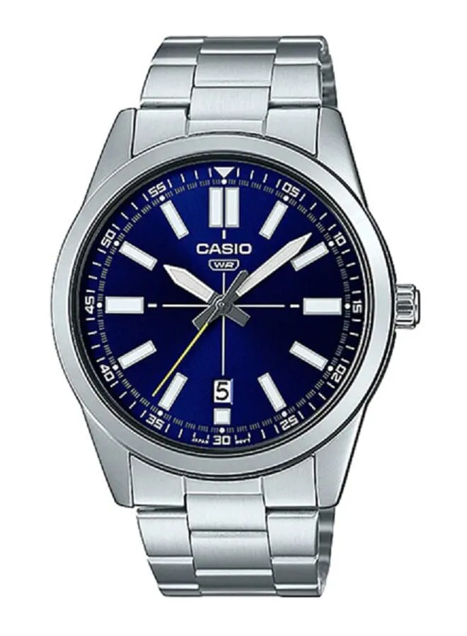 CASIO Stainless Steel Analog Wrist Watch MTP-VD02D-2EUDF