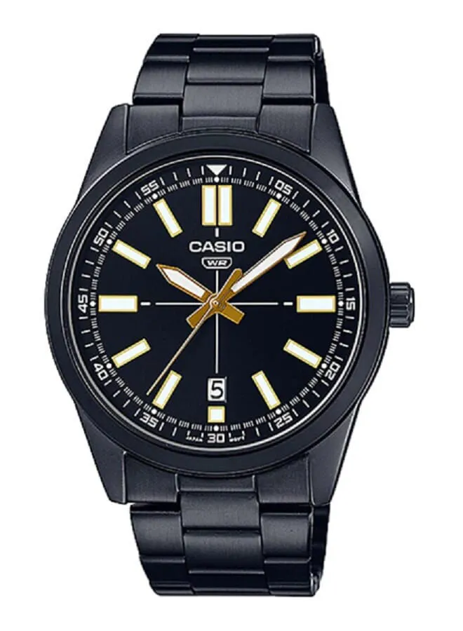 CASIO Stainless Steel Analog Wrist Watch MTP-VD02B-1EUDF