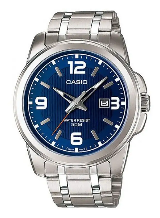 CASIO Stainless Steel Analog Wrist Watch MTP-1314D-2AVDF