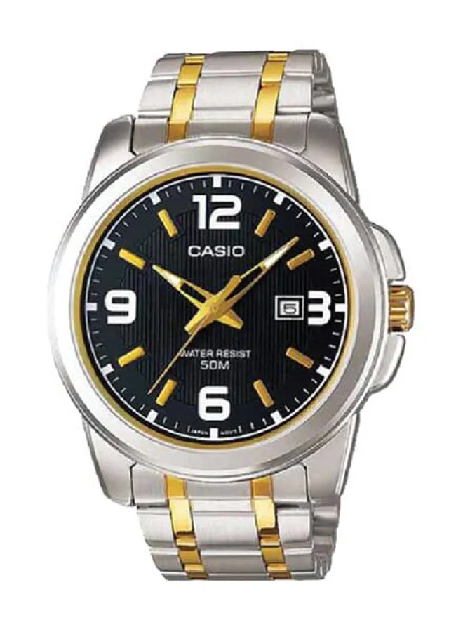 CASIO Stainless Steel Analog Wrist Watch MTP-1314SG-1AVDF