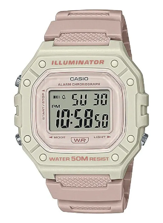 CASIO Resin Digital Wrist Watch W-218HC-4A2VDF