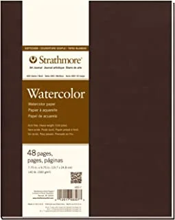 Strathmore 483-7 Softcover Watercolor Art Journal, 7.75