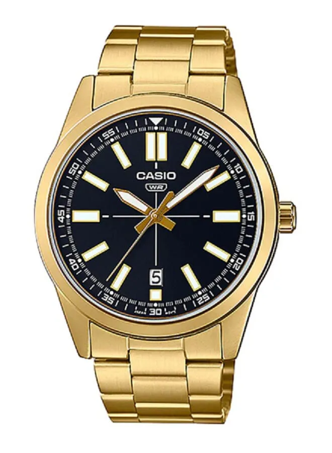 CASIO Stainless Steel Analog Wrist Watch MTP-VD02G-1EUDF