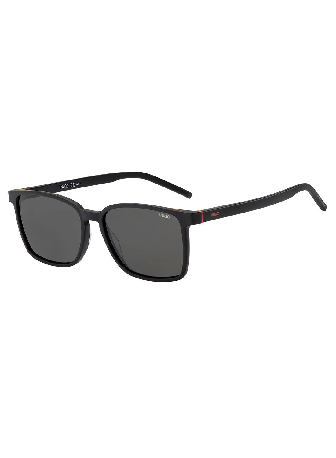 HUGO BOSS Men Rectangular Sunglasses HG 1128/S MTT BLACK 56
