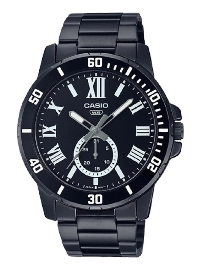 CASIO Stainless Steel Analog Wrist Watch MTP-VD200B-1BUDF