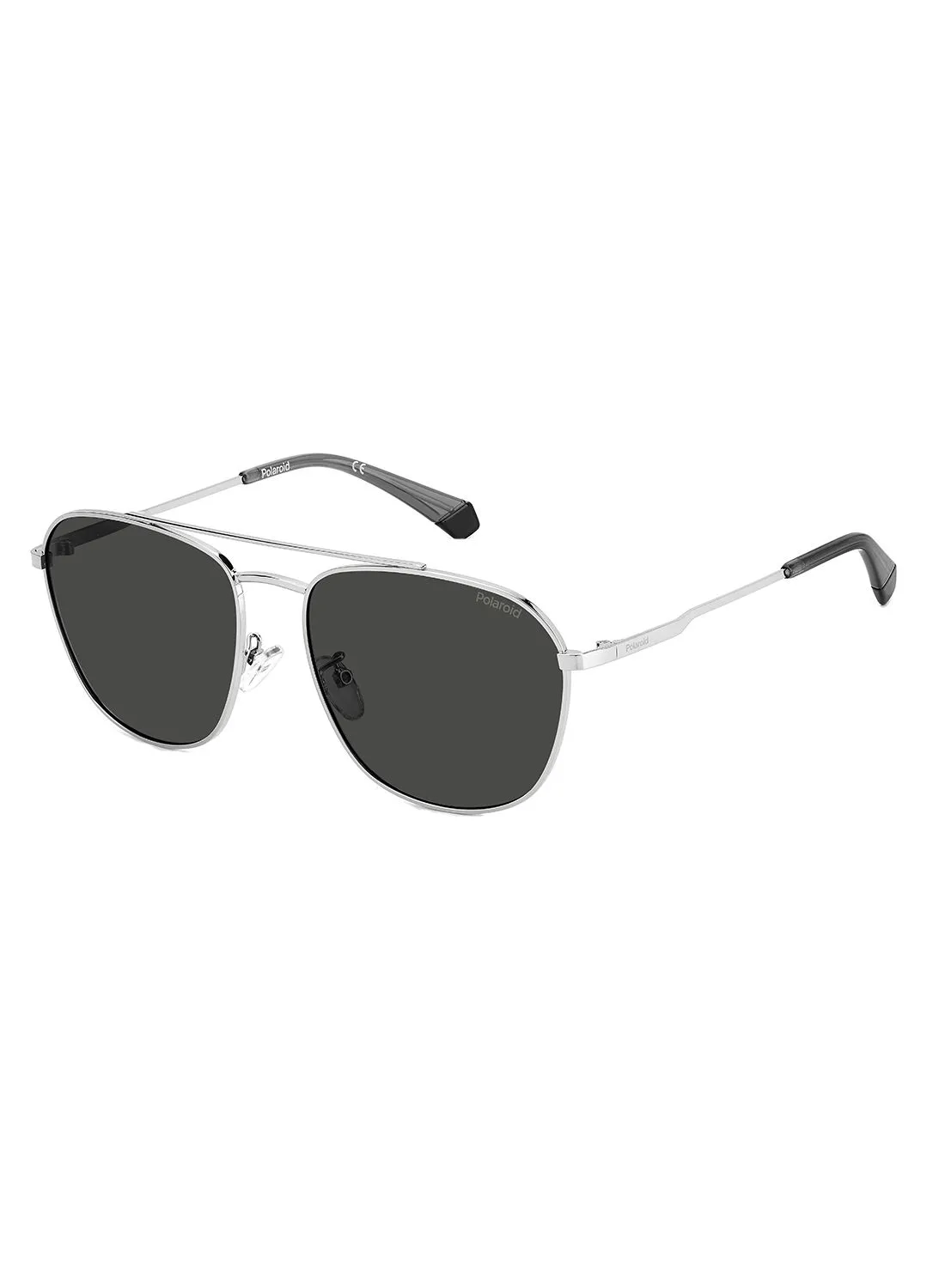 Polaroid Men Aviator Sunglasses PLD 4127/G/S  PALLADIUM 58