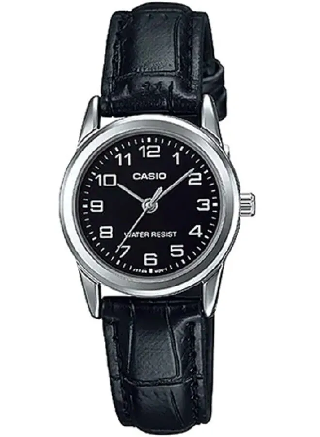CASIO Leather Analog Wrist Watch LTP-V001L-1BUDF
