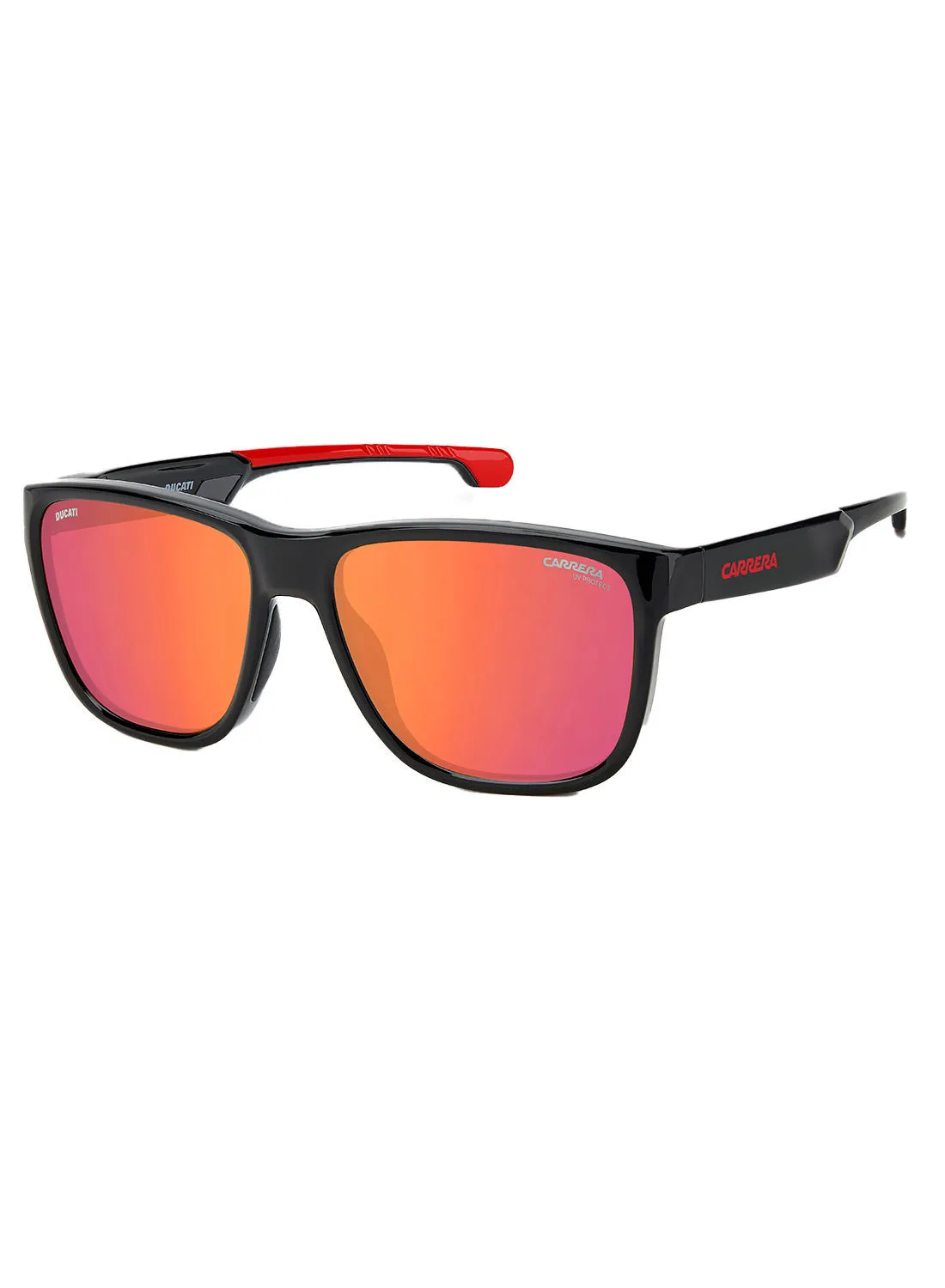 CARRERA نظارة شمسية مستطيلة للرجال CARDUC 003 / S BLACK RED 57