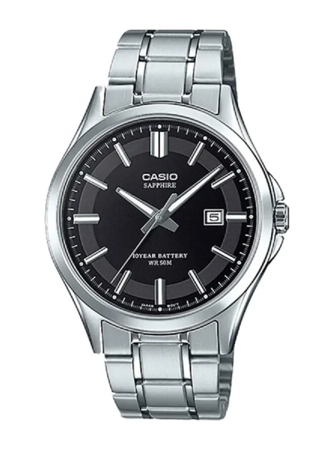 CASIO Stainless Steel Analog Wrist Watch MTS-100D-1AVDF