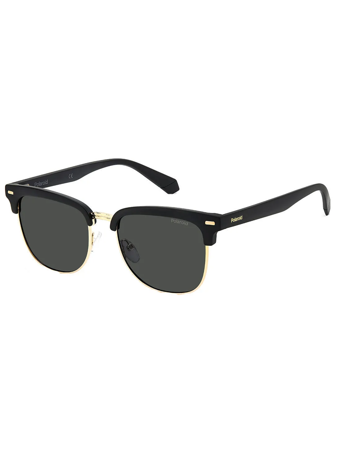 Polaroid Unisex Square Sunglasses PLD 4121/S  MTT BLACK 52