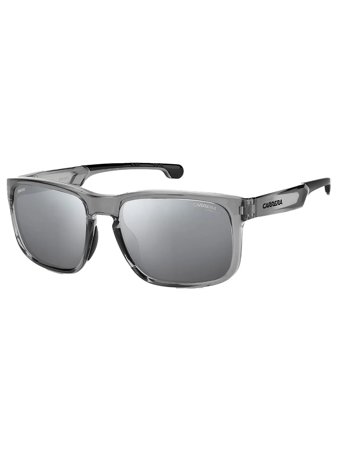 Carrera Men Rectangular Sunglasses CARDUC 001/S  GREYBLCK 57