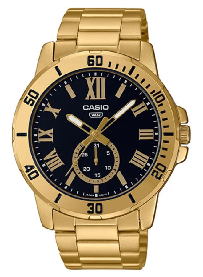 CASIO Stainless Steel Analog Wrist Watch MTP-VD200G-1BUDF