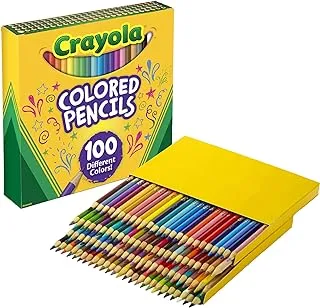 مجموعة أقلام الرصاص الملونة من كرايولا (100) ، هدايا للأطفال والكبار