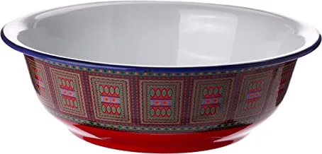 Al rimaya serving bowl, red