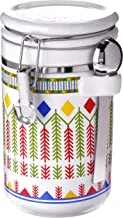 Al Rimaya Canister with Spoon, 1200 ml Capacity, White