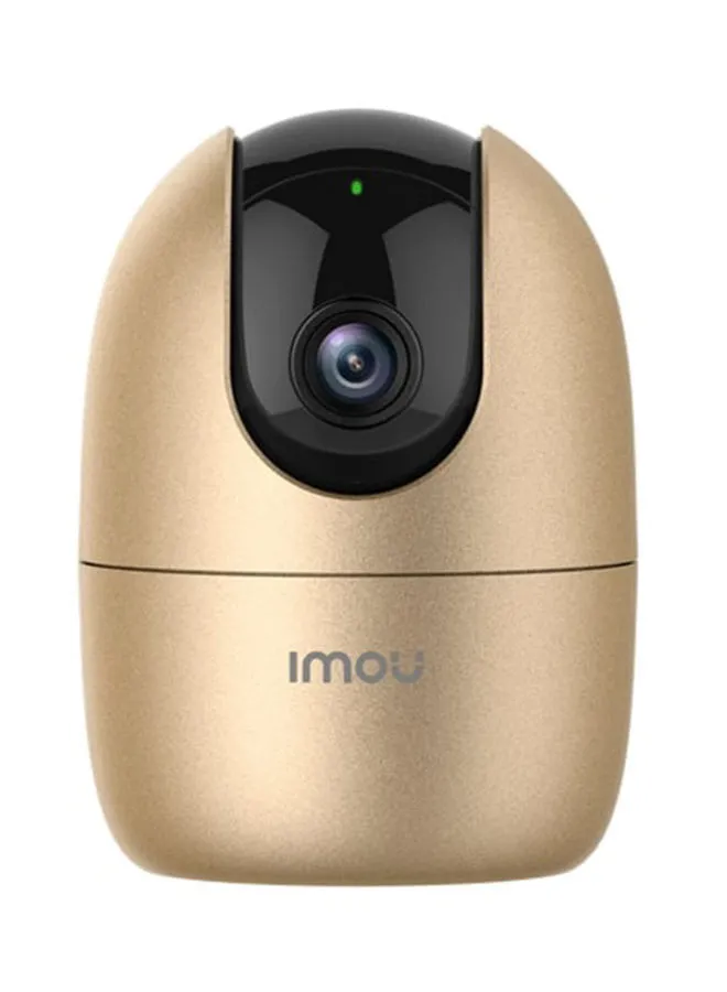 كاميرا أمان IMOU 1080P FHD 360 درجة (ذهبية) ， دعم بطاقة SD حتى 256 جيجا بايت ، وضع الخصوصية ， مساعد جوجل أليكسا كشف الإنسان بالذكاء الاصطناعي ， 2-Way Night Vision Ranger2 Gold