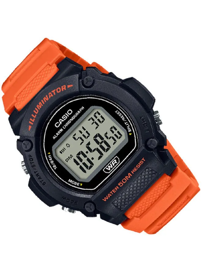 CASIO Resin Digital Wrist Watch W-219H-4AVDF