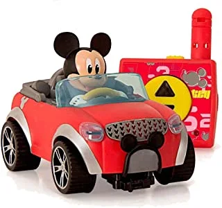 IMC Toys- Mickey Mouse Radio-Controlled Car , for Ages 18+ Months Old