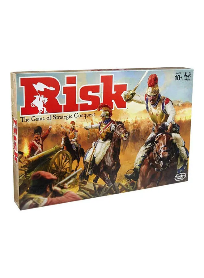 Hasbro Risk Game, Strategy Board Game Updated Figures Improved Mission Cards War Crates For Kids Ages 10 And Up, 2-5 Players
