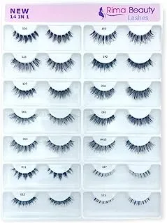 Rima Beauty Eyelashes 14-Pairs of Different Shapes