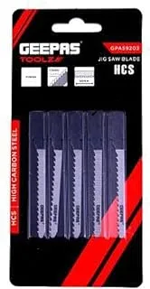 Geepas Finish Scroll Wide Jigsaw Blade, 1.5-15 mm Cutting Capacity